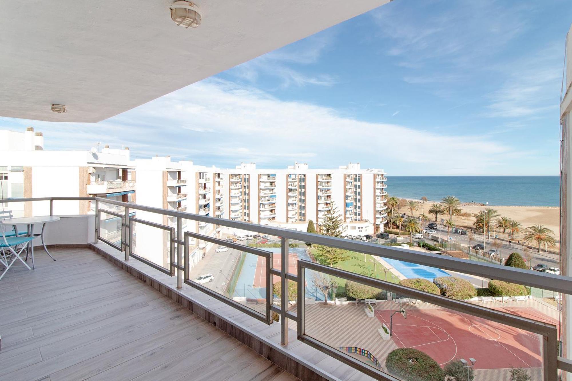 Global Properties, Apartamento Con Terraza E Increibles Vistas Al Mar Sagunto Exterior foto